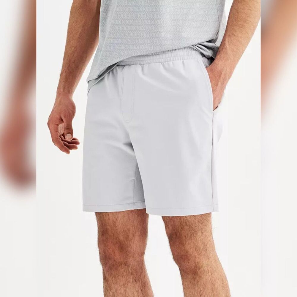 FLX Outdoor Everyday Active Shorts - Size Medium, Gray